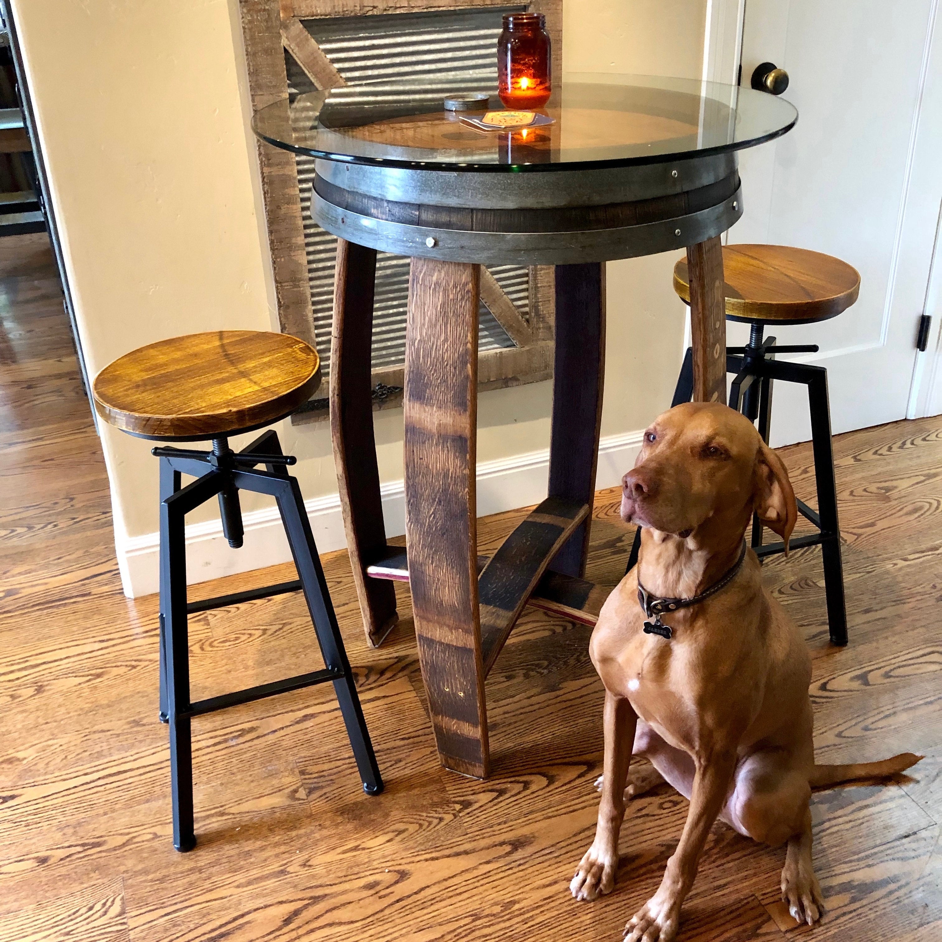 Wine Barrel Bistro Table | Barrel Dreams Inc.