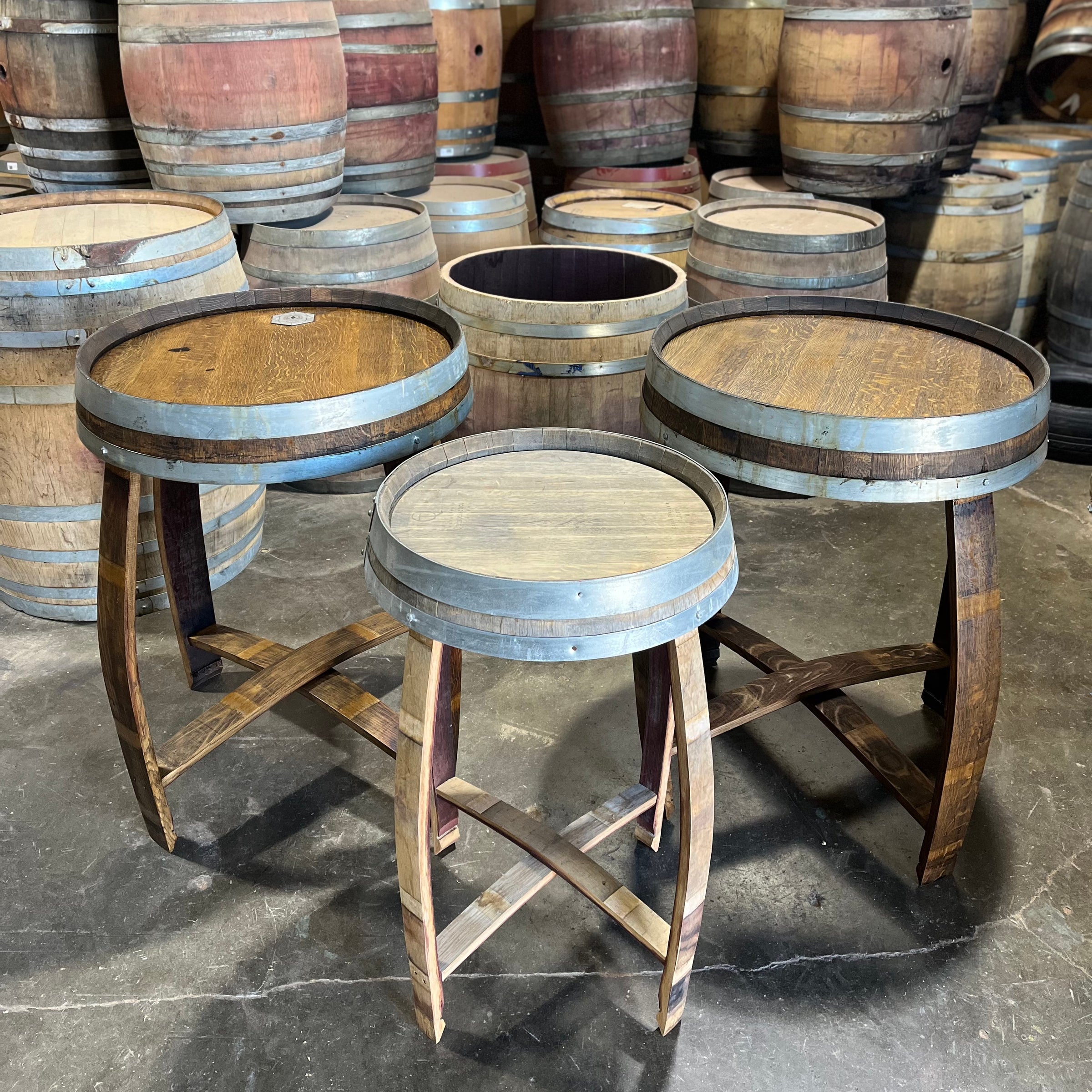 Wine Barrel Bistro Table | Barrel Dreams Inc.