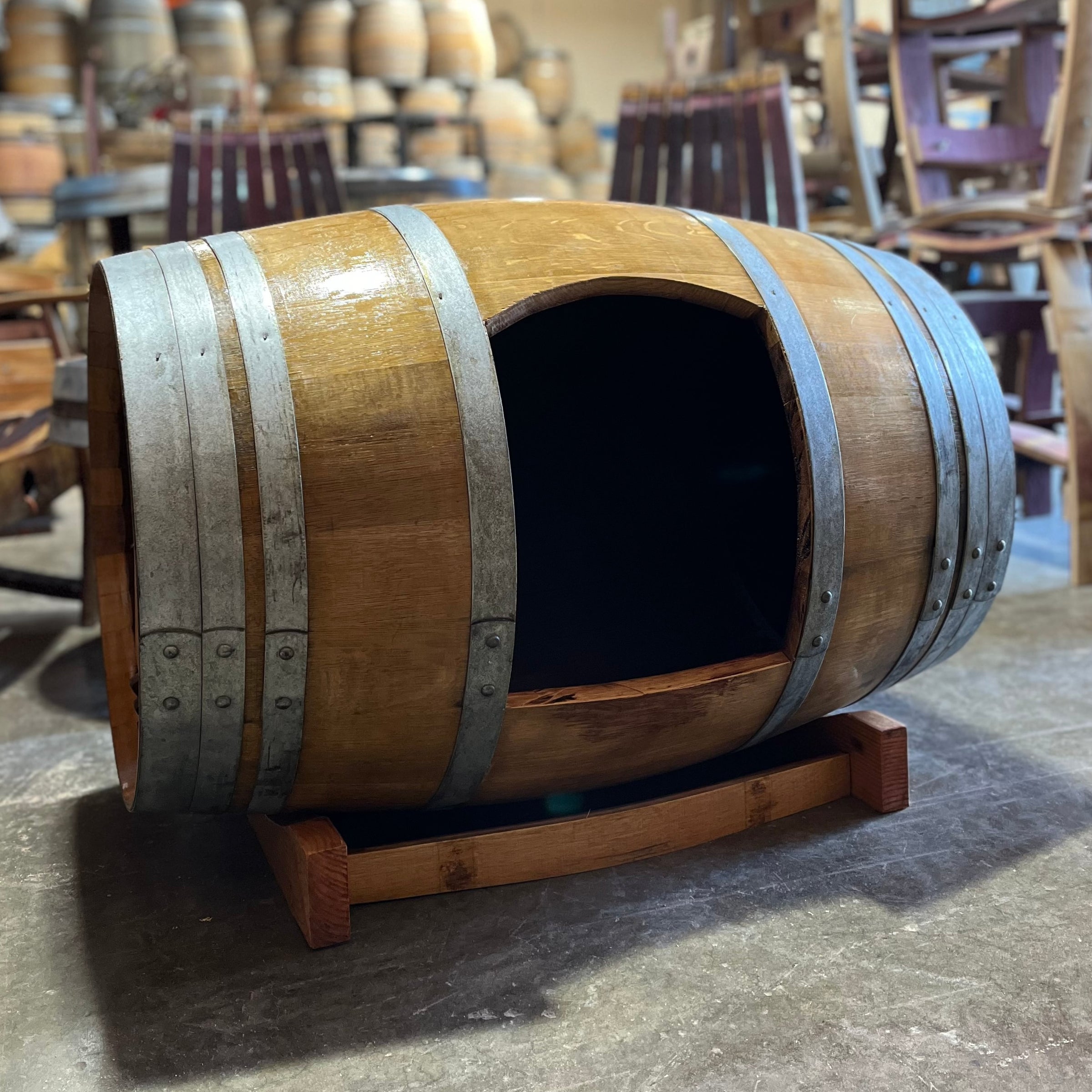 Wine Barrel Doggy Den Barrel Dreams