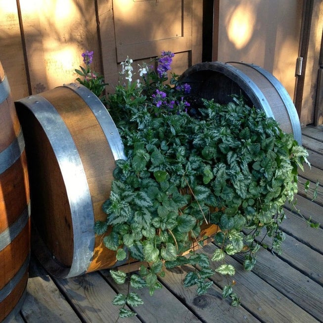 Planter Wine buy Barrel 28''x28''x14''